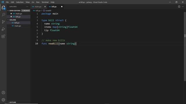 Go (Golang) Tutorial #15 - Structs & Custom Types смотреть онлайн