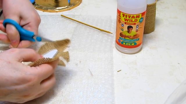 5 ИДЕЙ Новогодних поделок из ДЖУТА. Подарки и поделки на Новый год своими руками. смотреть онлайн