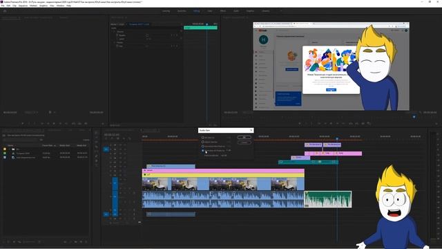 Монтаж видео Adobe Premiere Pro 2019 (премьер про) ! Урок как делать монтаж видео для YouTube. смотреть онлайн