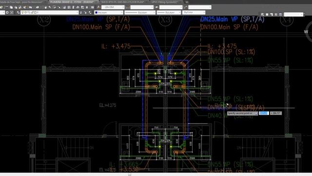 Technique Of Plumbing Text on AutoCad смотреть онлайн
