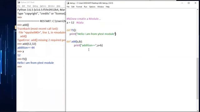 Python Day - 22 - Creating Modules and its working смотреть онлайн