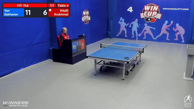 11:30 Захаров Ян 3-1 Крохмаль Виталий стол 4 ЮГ-1 31.07.22 смотреть онлайн