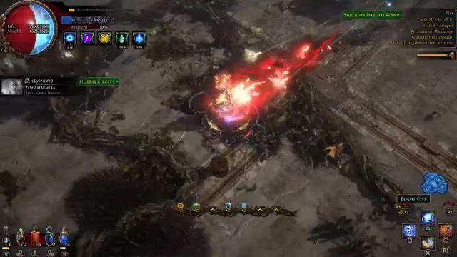 3.11 Path of Exile Harvest Storm brand Assassin kill all Bosses & Sirus Awakening 8 смотреть онлайн