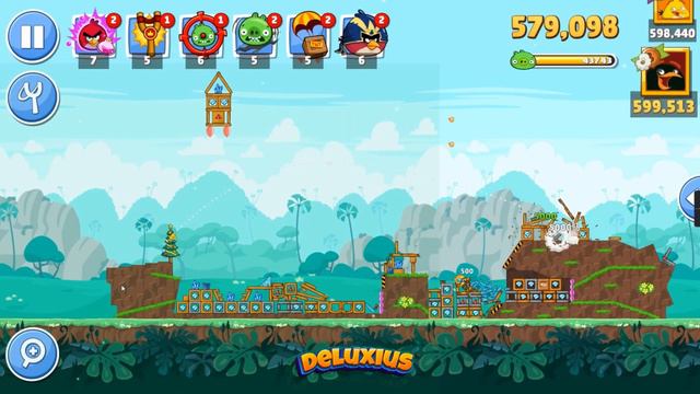 Angry Birds Friends Tournament 1036 Level Three **No Power Ups ***Three Stars*** смотреть онлайн