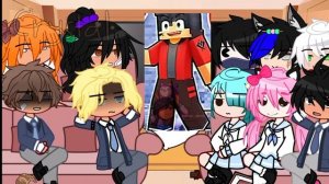 Aphmau (and her friends from pdh) react to Aphmau and Aaron present self [Part 1]