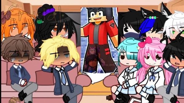 Aphmau (and her friends from pdh) react to Aphmau and Aaron present self [Part 1]