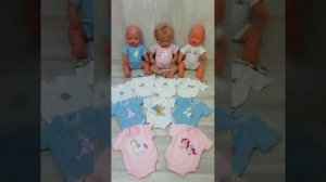 Боди для Беби Борн. Бэби бон. Одежда для куклы.