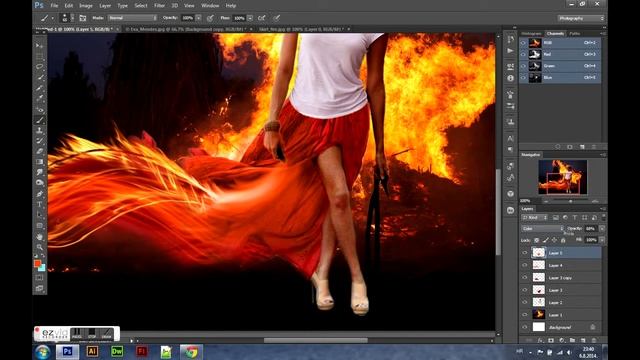 Photoshop Manipulation - Eva Mendes смотреть онлайн