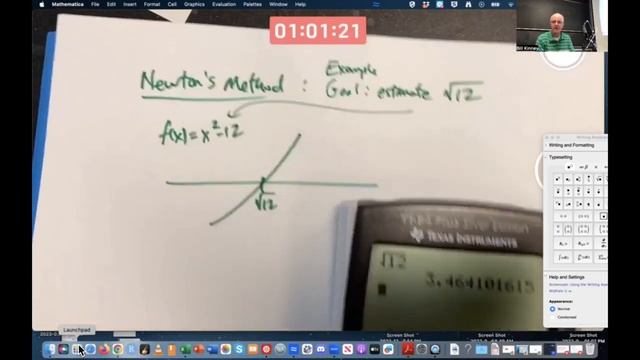 Calc 1, Lec 21C: Estimate Square Roots with Linear Approximation & Newton's Method смотреть онлайн