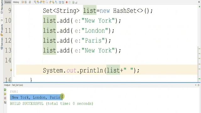 Set Interface in Java of Collection Framework, Algorithms. смотреть онлайн