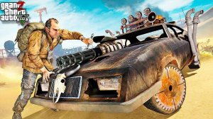 БЕЗУМНАЯ МАШИНА УНИЧТОЖИТЕЛЬ ЗОМБИ В ГТА 5 МОДЫ! ЗОМБИ АПОКАЛИПСИС ОБЗОР МОДА GTA 5! ГТА МОД MODS