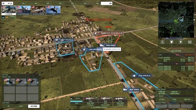 Wargame Red Dragon - Ash & Shadows 2.37 - Gameplay смотреть онлайн