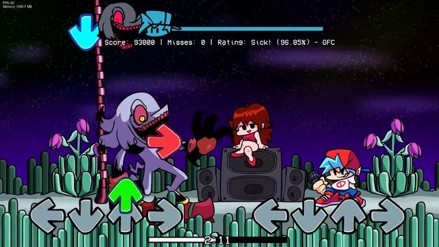 FNF vs Chaotix - My Horizon (Unpixeled/Fanmade/Sonic.EXE 2.5/3.0) смотреть онлайн