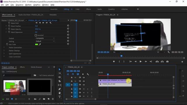 Adobe Premiere Pro - Green Screen/Chroma Key смотреть онлайн