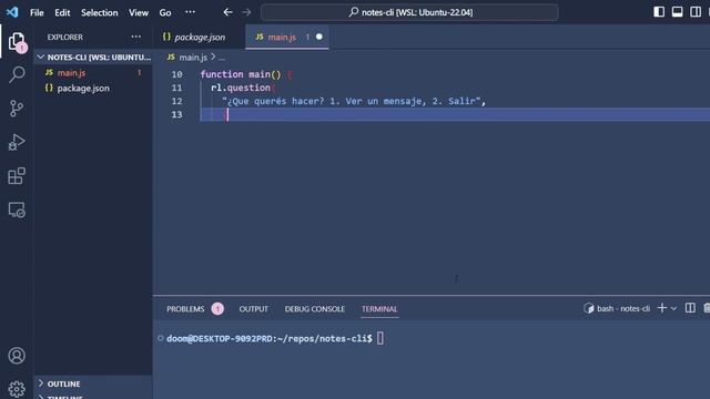 Programamos una mini CLI en Node - Clase 11 - Programación desde cero con NodeJS смотреть онлайн