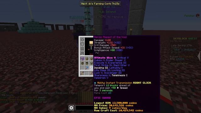 Hypixel Skyblock - How to Max Enchant Your Sword (Nov 2021) смотреть онлайн