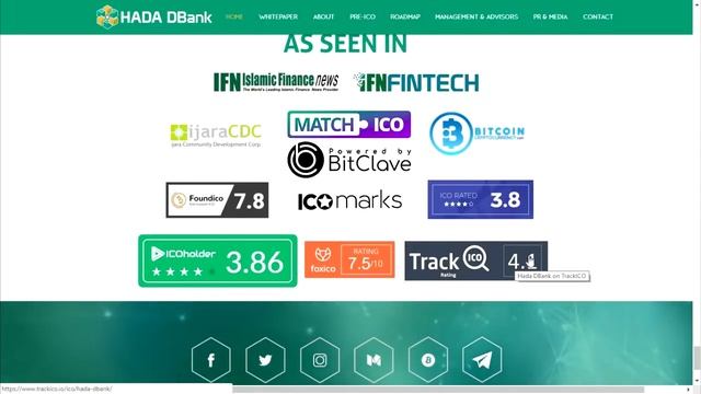 HADA DBank - первый цифровой банк с использованием технологии блокчейн. смотреть онлайн