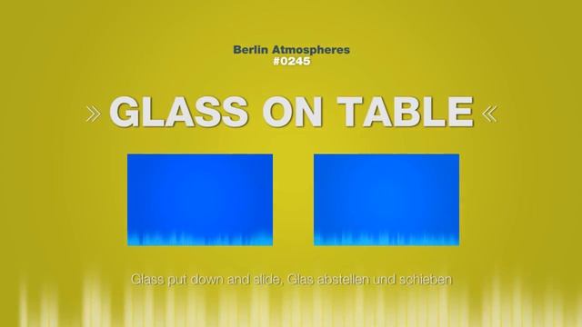 Glass on Table and slide - SOUND EFFECT смотреть онлайн