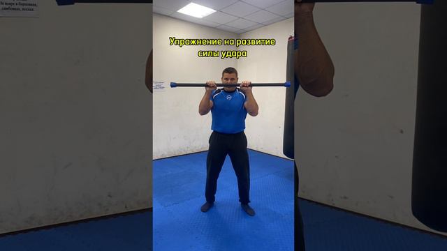 Упражнение с бодибаром на развитие силы удара | Тренировка с бодибаром #sports #fitness #спорт смотреть онлайн