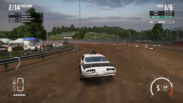 💥 [WRECKFEST] Course En Roadslayer GT Sur Rockfield Roughspot