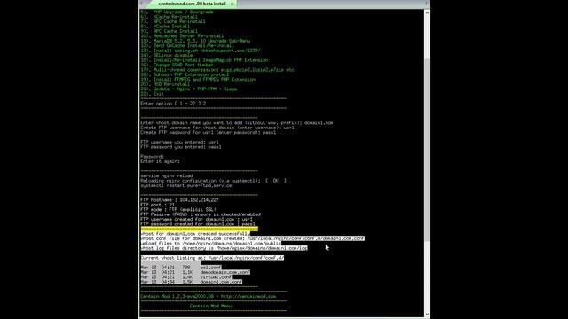 CentOS Nginx Installer (LEMP web stack) - Centmin Mod 1.2.3-eva2000.08 beta install смотреть онлайн