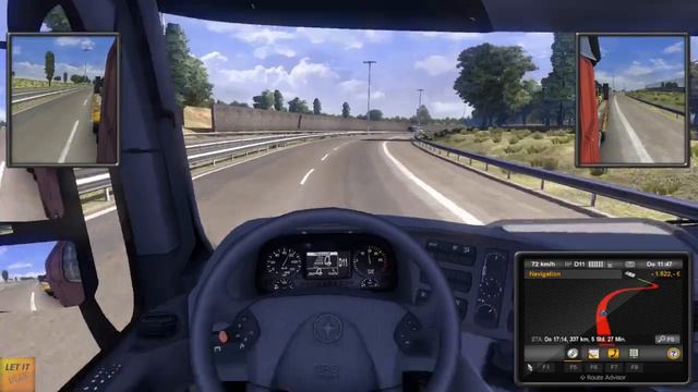 Let's Play: Euro Truck Simulator 2 #49 Zugfahrt смотреть онлайн