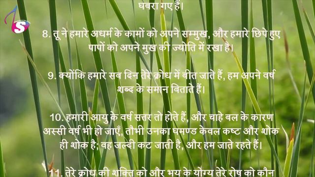 Hindi Audio Bible | भजन संहिता - 90 | Psalm - 90 | The Holy Bible | Bible Reading смотреть онлайн
