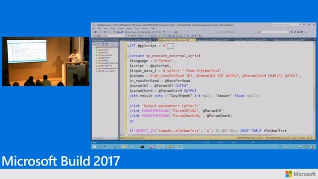 machine learning in Microsoft SQL Server 2017 with Python смотреть онлайн