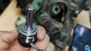 Renault Scenic 2 Установка Led ламп в ближний свет