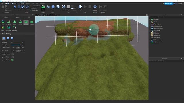 Основные инструменты ландшафта в Roblox Studio (уроки по роблокс студио) смотреть онлайн
