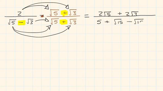 40. 2 over root 5 minus root 3 смотреть онлайн