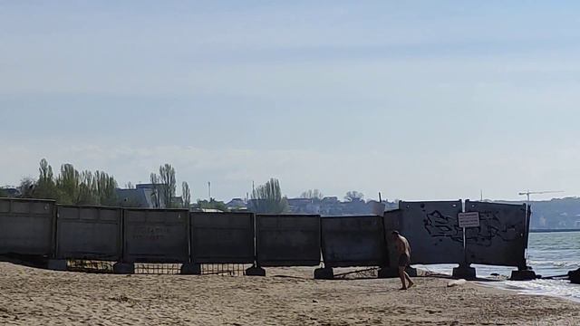 Пляж Лузановка, море | 7 мая 2021г. | Одесса смотреть онлайн