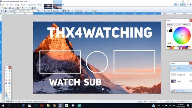 How To Make A FREE! Outro NO PHOTOSHOP!! /w Paint.NET смотреть онлайн