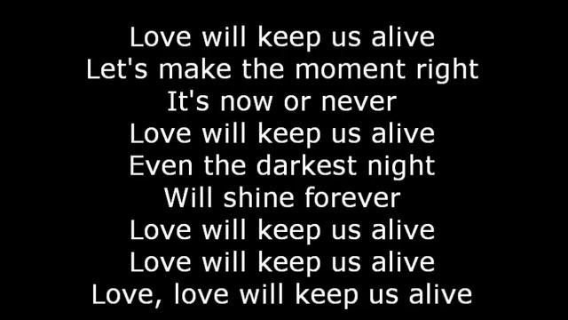 Scorpions-Love will keep us alive Lyrics смотреть онлайн