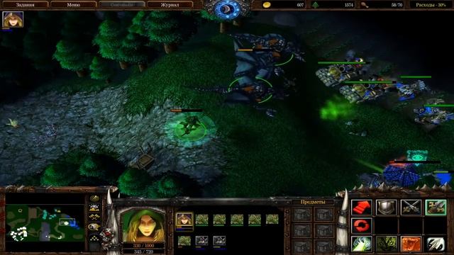 #11 АРМИЯ ХОЛОПОВ ЛОРДЕРОНА / Новая раса - Warcraft 3 Зеленый Дракон 2 прохождение смотреть онлайн