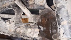 Снятие заднего подрамника, разбор подвески Хёнде Элантра 4.