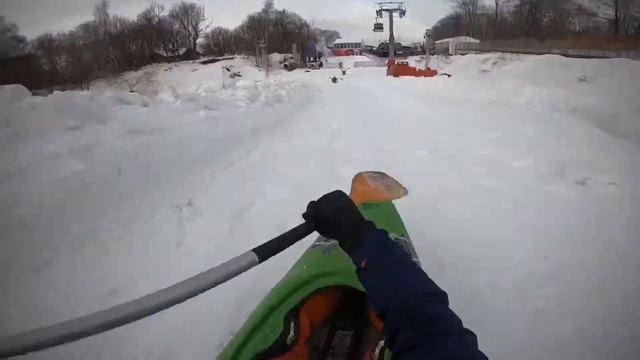 Сноукаякинг 2019, Москва. Пятничный отжим. смотреть онлайн