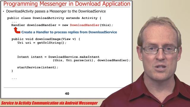 Section 2: Module 1: Part 6: Service to Activity Communication via Android Messenger смотреть онлайн