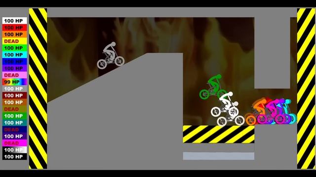 Bicycle Crush - Shutter Crush 6 in Algodoo смотреть онлайн