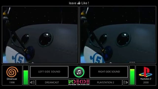 Space Channel 5 (Dreamcast vs PlayStation 2) Side by Side Comparison - Dual Longplay смотреть онлайн