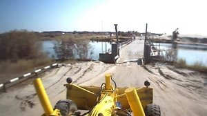 Работа летом.Автогрейдер ДЗ-98 .