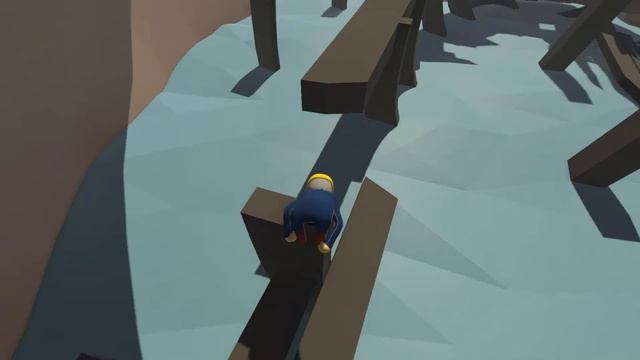Human: Fall Flat | Level 7 - Water | Learn to swim, Bob! | Let's Play Gameplay смотреть онлайн