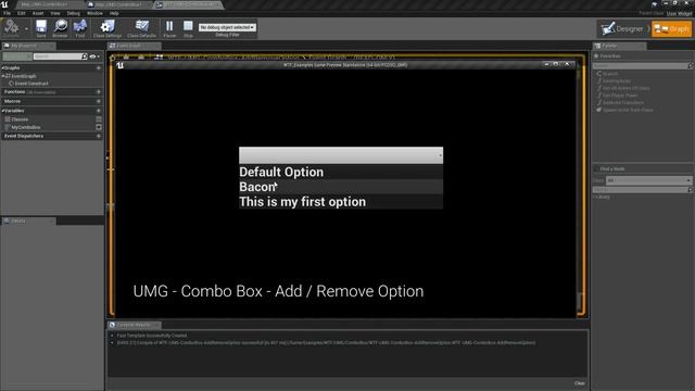 WTF Is? ComboBox - Add / Remove Option in Unreal Engine 4 ( UE4 ) смотреть онлайн
