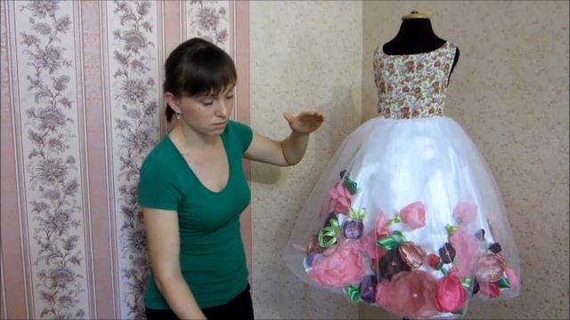 Бомбезное платье - такого еще не было. Платье Море цветов! смотреть онлайн