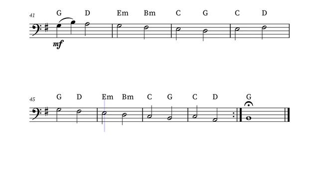 Pachelbel - Canon in D - Cello Sheet Music смотреть онлайн