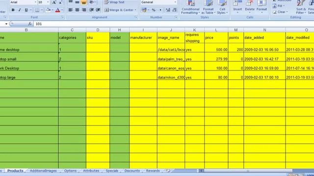 Opencart Tutorial - Completing Your Product Spreadsheet смотреть онлайн