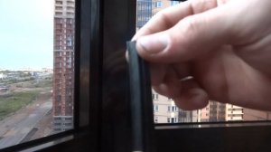 Замена стекла в алюминиевом профиле.