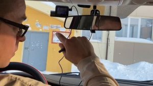 Классный видеорегистратор  для Чанган CS 35 плюс. Проблема с замерзанием лючка бензобака, решена!