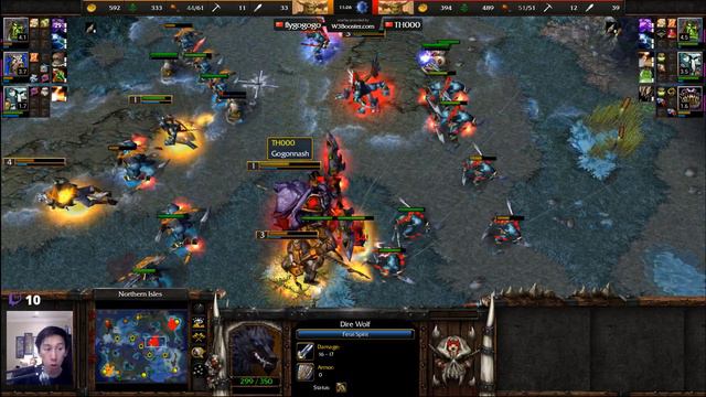 Fly (Orc) vs TH000 (RND/Orc) - WarCraft 3 - WC3406 смотреть онлайн