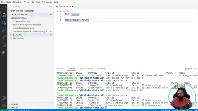 Docker ENTRYPOINT vs CMD With Examples in telugu | Tankala Telugu смотреть онлайн
